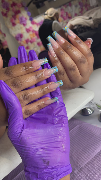 Acrylic extensions(overlay & tips)