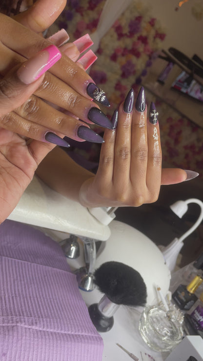 Acrylic extensions(overlay & tips)